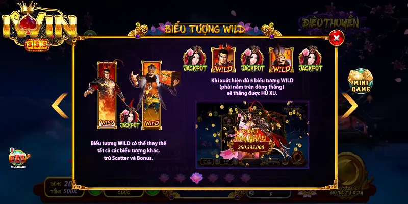 Cách chơi Slot Điêu Thuyền tại iwin